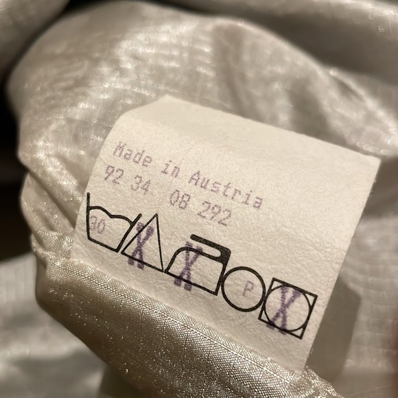 Sportalm Kitzbuhel 3/4 Fleece Zip Up. Fully Lined Made in EU Size 34 US Sz S. - Picture 8 of 9